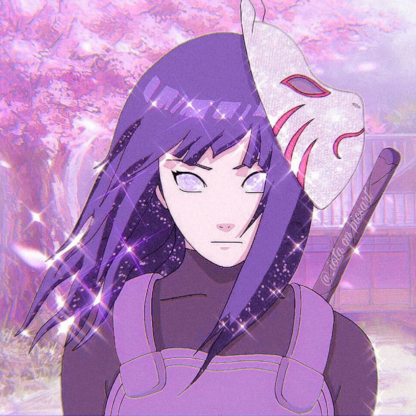 Hasurtado - Versão colorida do desenho da Hinata ANBU O