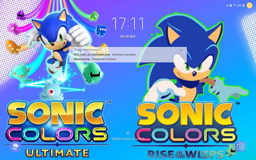 Download exclusive 'Sonic Colours' wallpaper