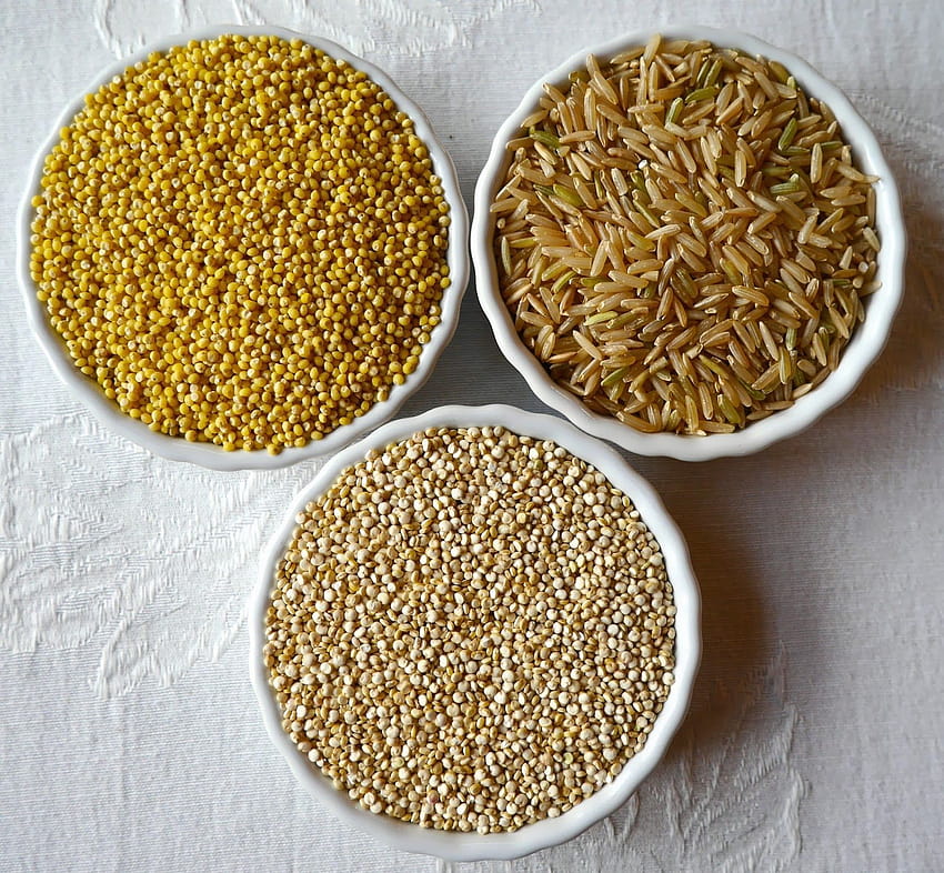 Valori nutrizionali del miglio coda di volpe rispetto al riso Sfondo HD