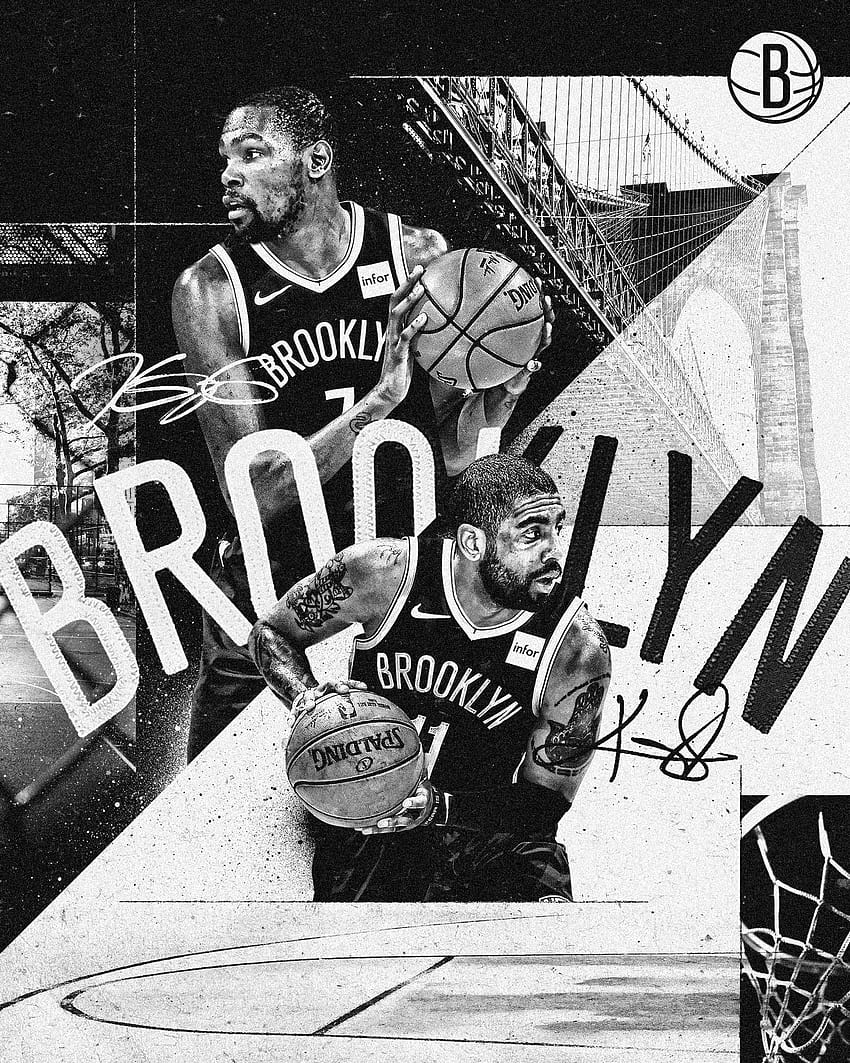 Brooklyn Nets auf Twitter:, Kyrie Irving und Kevin Durant HD-Handy-Hintergrundbild