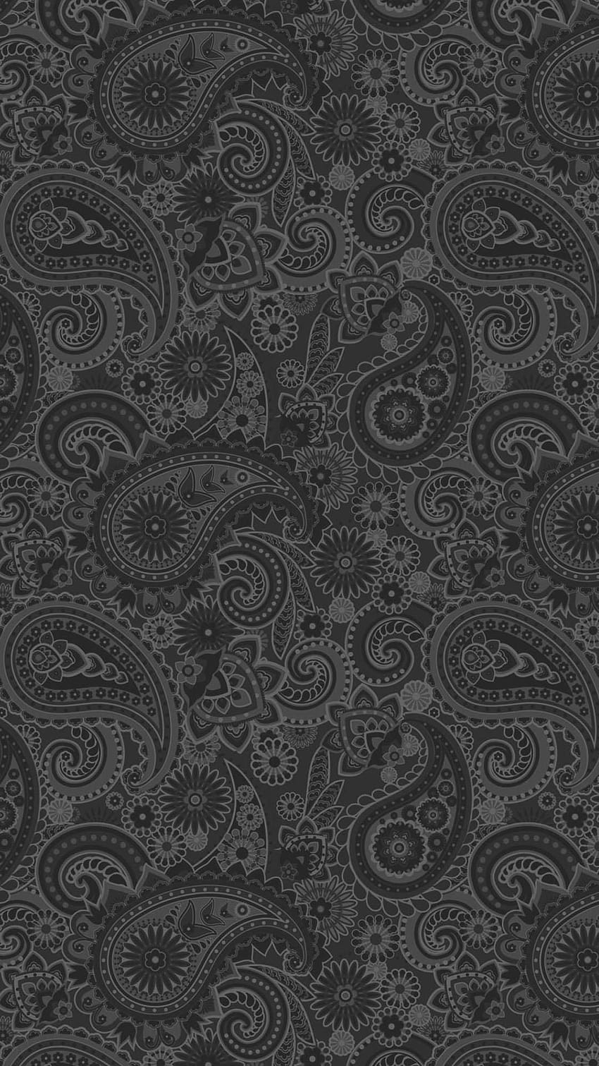 Black Paisley, floral black lace iphone HD phone wallpaper