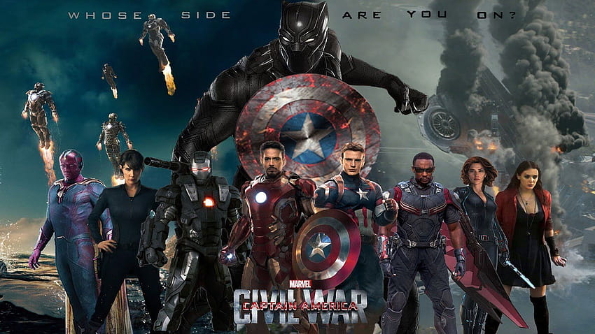 Civil em Captain America Civil War movie [1600x900] for your , Mobile &  Tablet, captain america laptop HD wallpaper | Pxfuel