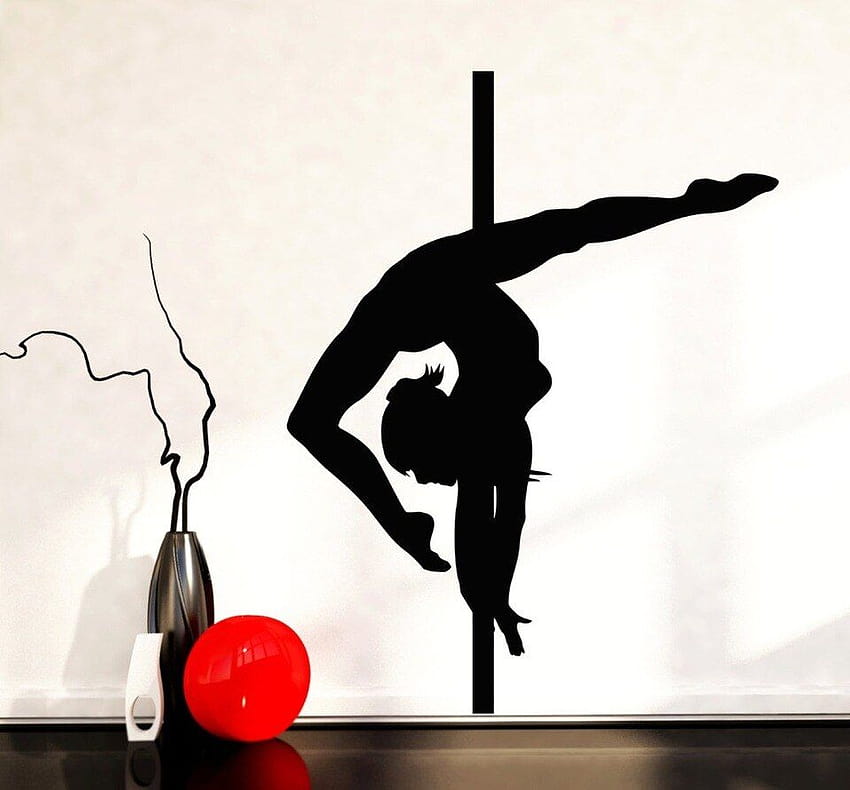 House Decoration Wall Stickers Pole Dance Streaptease Vinyl Decal Dancing For Living Room Health adesivo NY 263 HD wallpaper