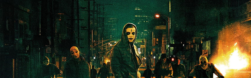 3840x1200 The purge anarchy, Frank grillo HD wallpaper