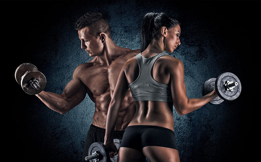 Most viewed Fitness, fitness couple HD wallpaper