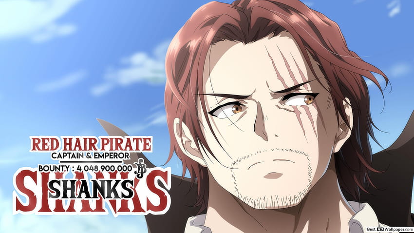 Capitano pirata dai capelli rossi Shanks, pirati dai capelli rossi Sfondo HD