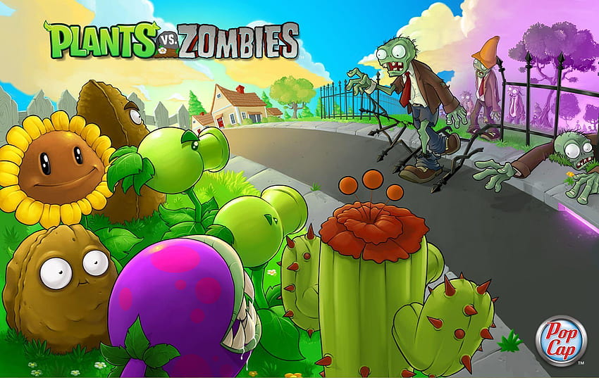 Giochi PopCap, piante contro zombi Sfondo HD