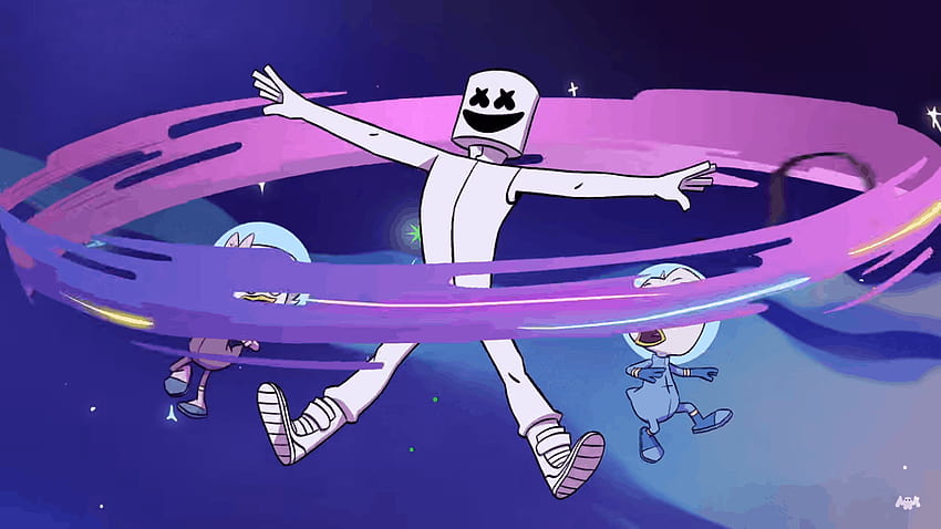Marshmello Teams Up With Disney Channel's DuckTales For New Music Video, marshmello fly HD wallpaper