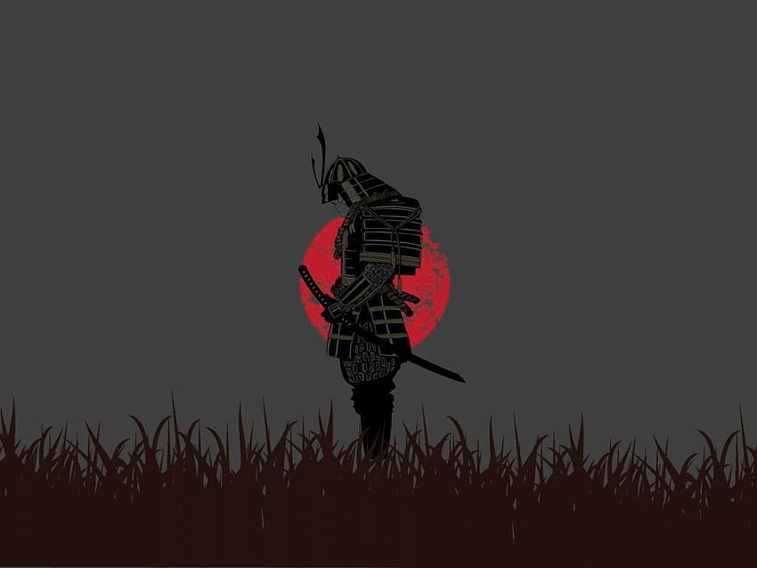 Samurai for your or mobile screen and easy to HD wallpaper
