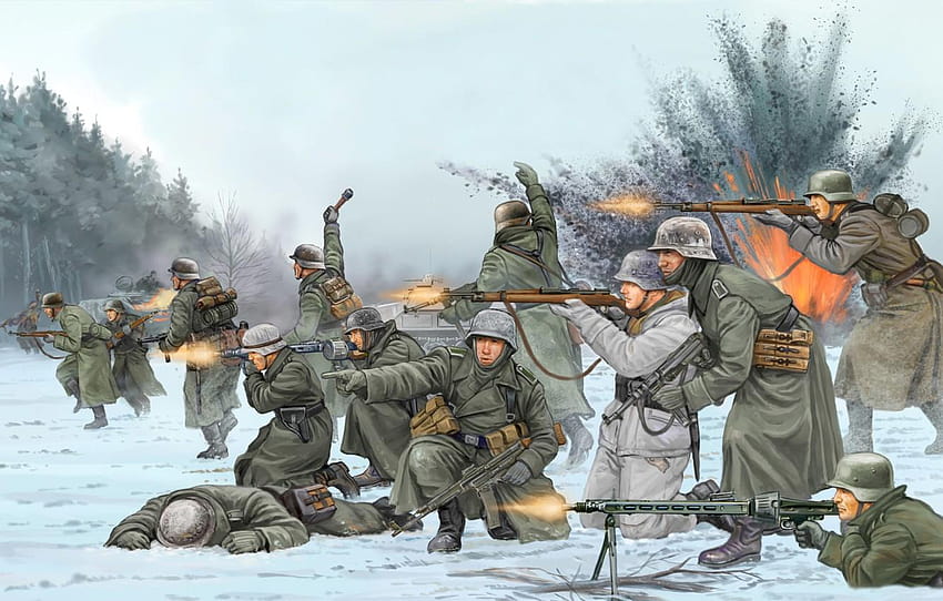 kunst, soldaten, belgien, die schlacht, spiel, der, der, winterkrieg ww2 HD-Hintergrundbild