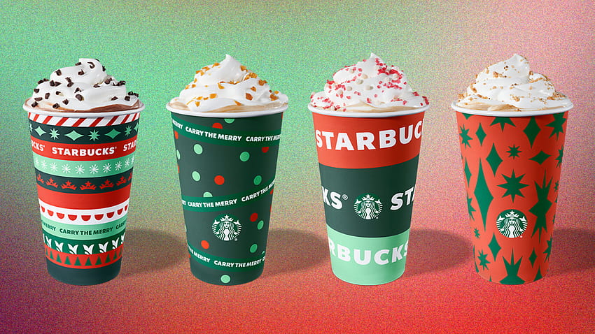 Starbucks' 2020 holiday cups, menu items return Nov. 6, 2020, starbucks christmas drink HD wallpaper