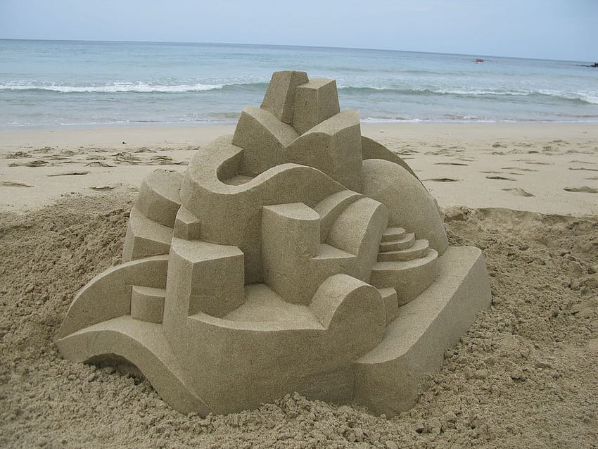 Geometric Sand Castle Six HD wallpaper