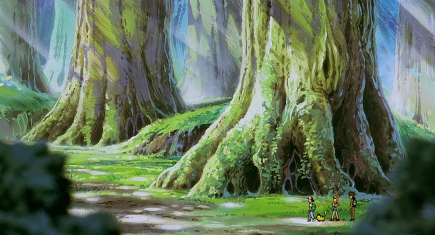 Misty, pokemon forest HD wallpaper