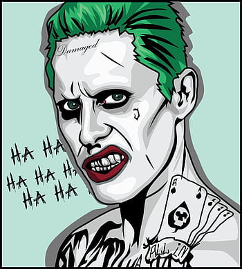 Jared Leto as The Joker Poster by Rick Fortson  Fine Art America