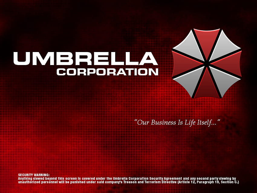 Fundos da Corporação Umbrella, corporação guarda-chuva 3d papel de parede HD