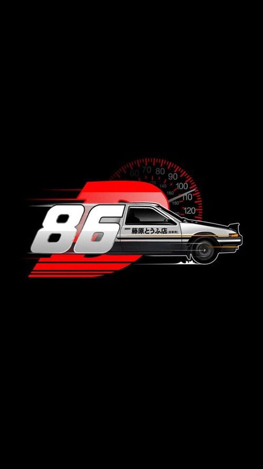 Nathan on Initial d, ae86 mobile HD phone wallpaper