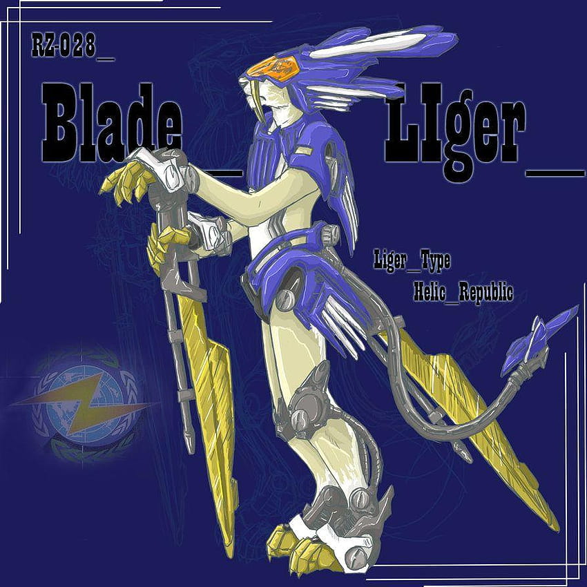 Blade Liger Blue by Zero, zoids blade liger HD telefon duvar kağıdı