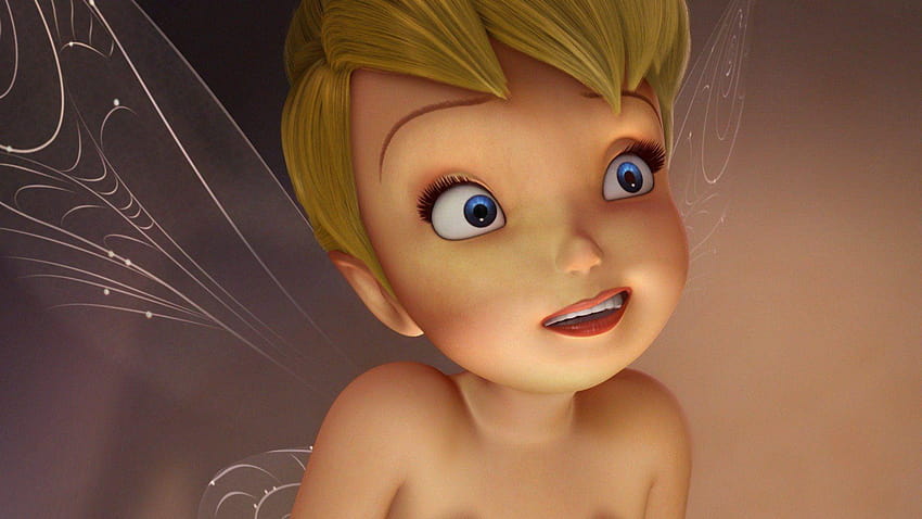 Tinkerbell Smile, potrait tinkerbell HD wallpaper