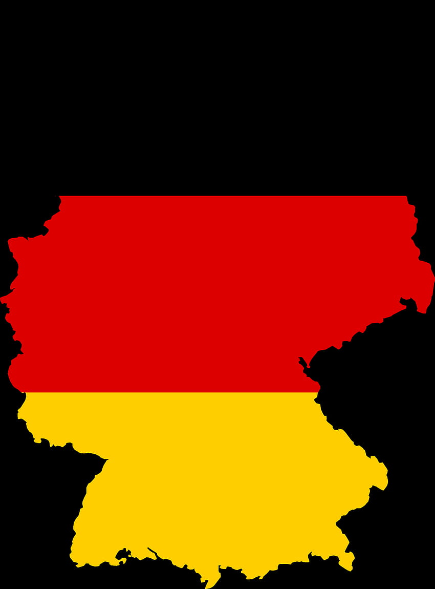 Meistgesehene Flagge Deutschlands, Deutschlandkarte HD-Handy-Hintergrundbild