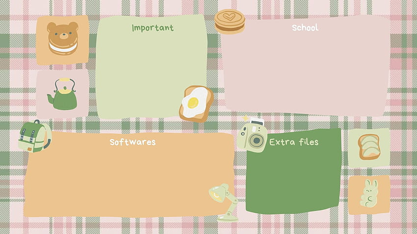 Free and customizable cute desktop wallpaper templates