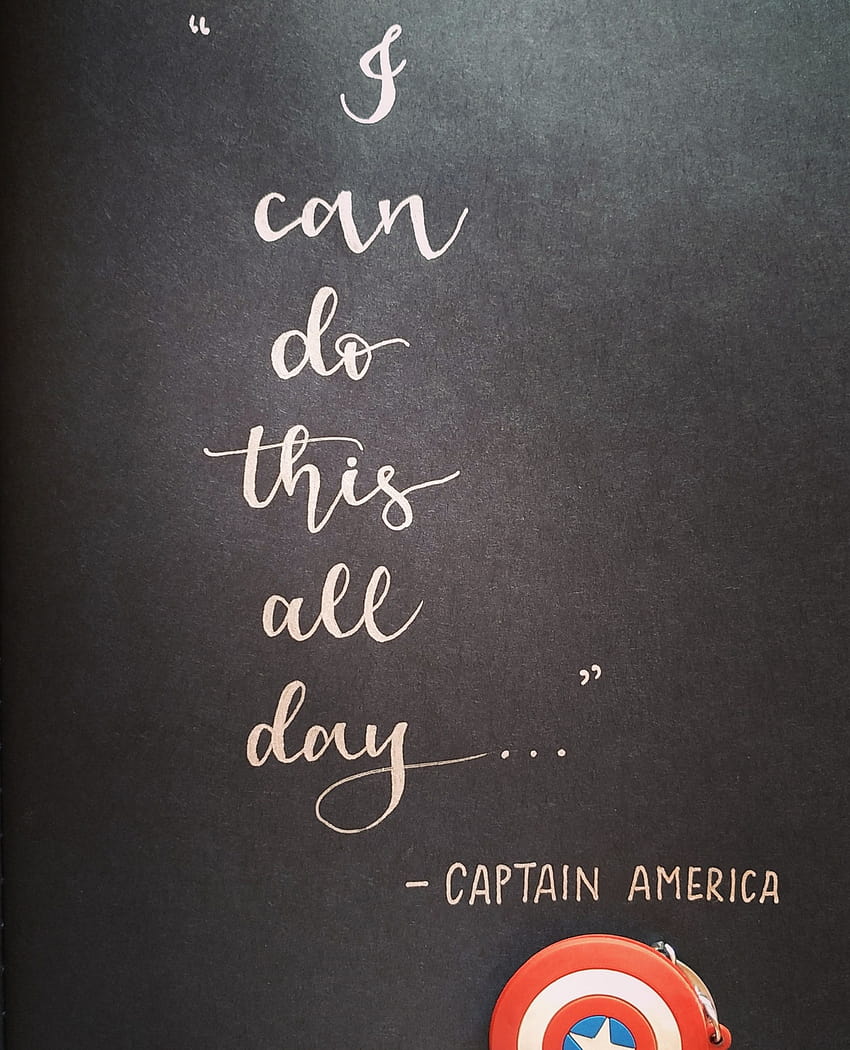 je peux faire ça toute la journée citations ..., citations de Captain America Fond d'écran de téléphone HD