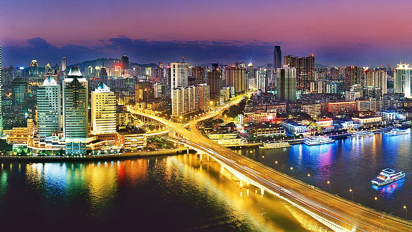 Ciudad de Guangzhou, China de Guanzhou fondo de pantalla