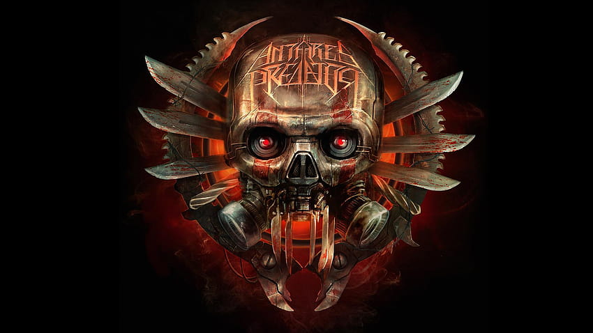 Skulls Technics Antares Predator Music, danger 3d HD wallpaper