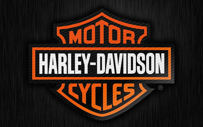 Logo Harley Davidson, simbolo harley davidson Sfondo HD