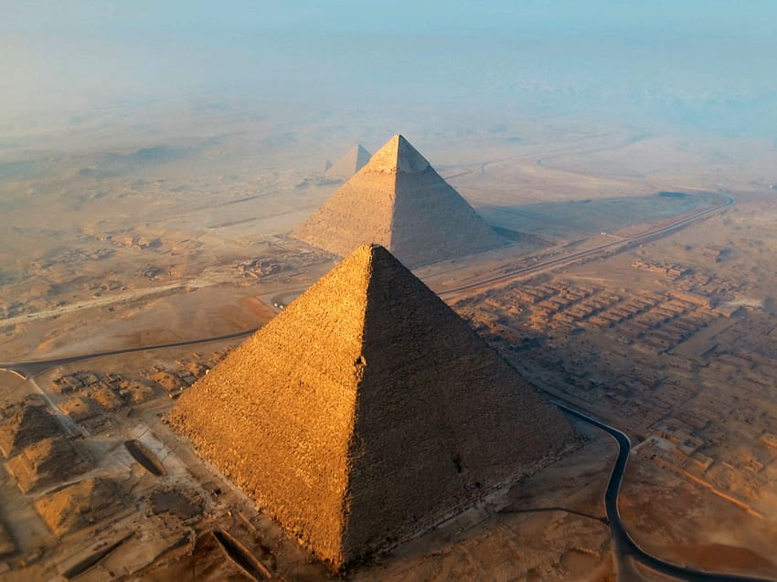 Piramidi di Giza pubblicate da Ethan Cunningham, la grande piramide di Giza Sfondo HD