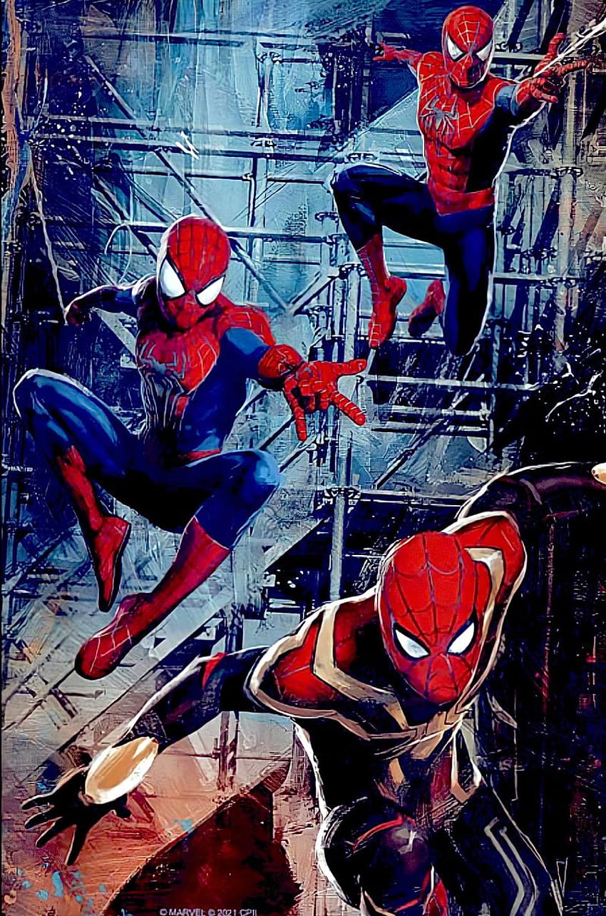 trois hommes araignées Fond d'écran de téléphone HD