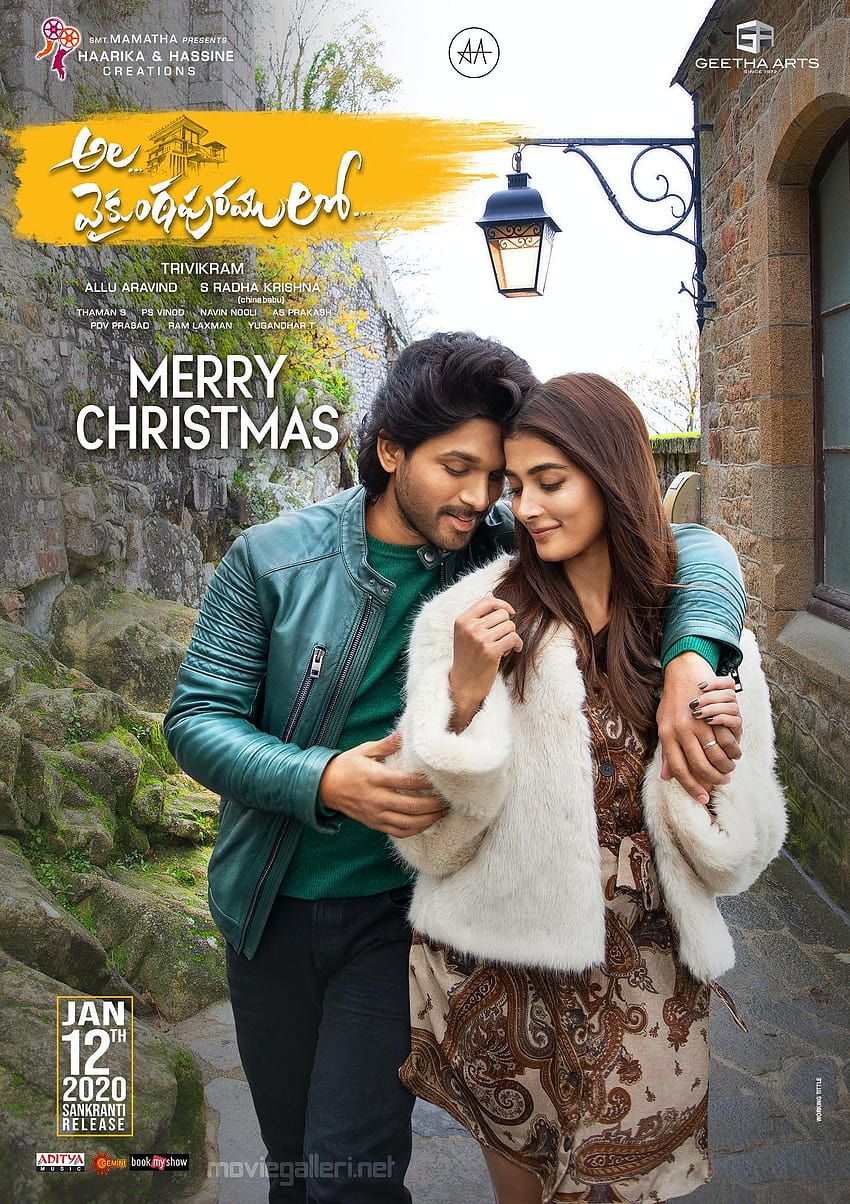 Ala Vaikunthapurramloo Christmas Wishes Poster HD phone wallpaper