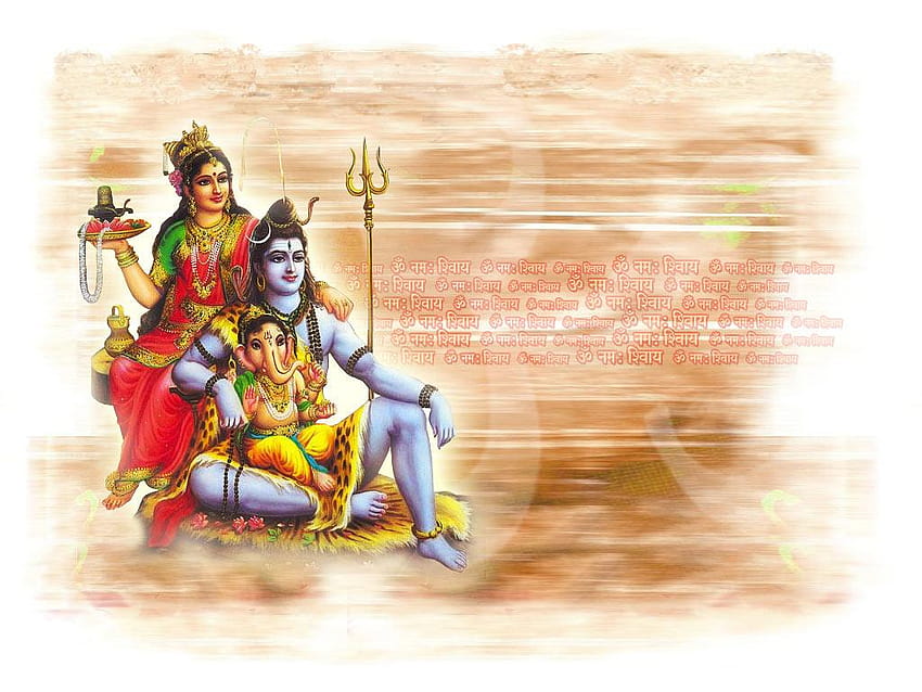 Lord Shiva Parvati, siva parvathi HD wallpaper