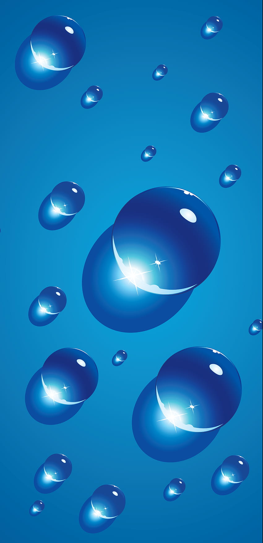 Backgrounds blue water droplets HD wallpapers | Pxfuel
