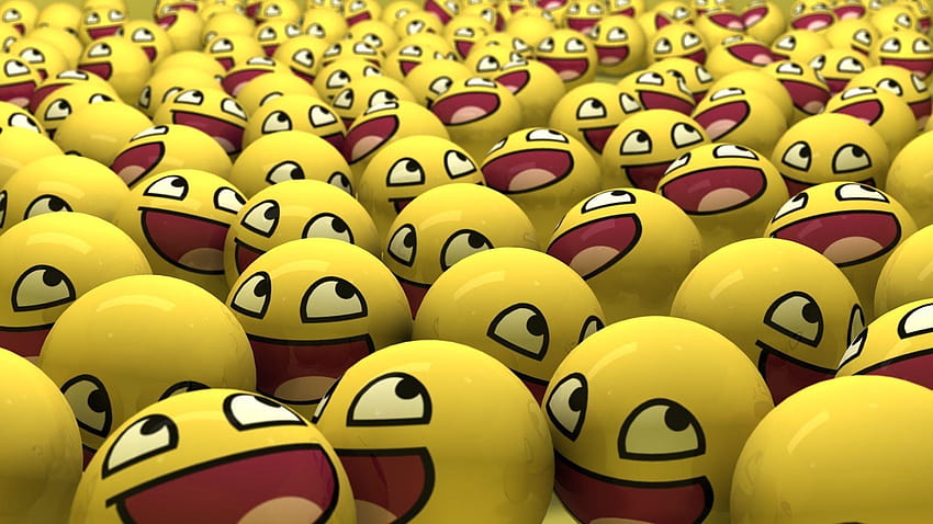 5 Emoji Face, emoji che ride Sfondo HD