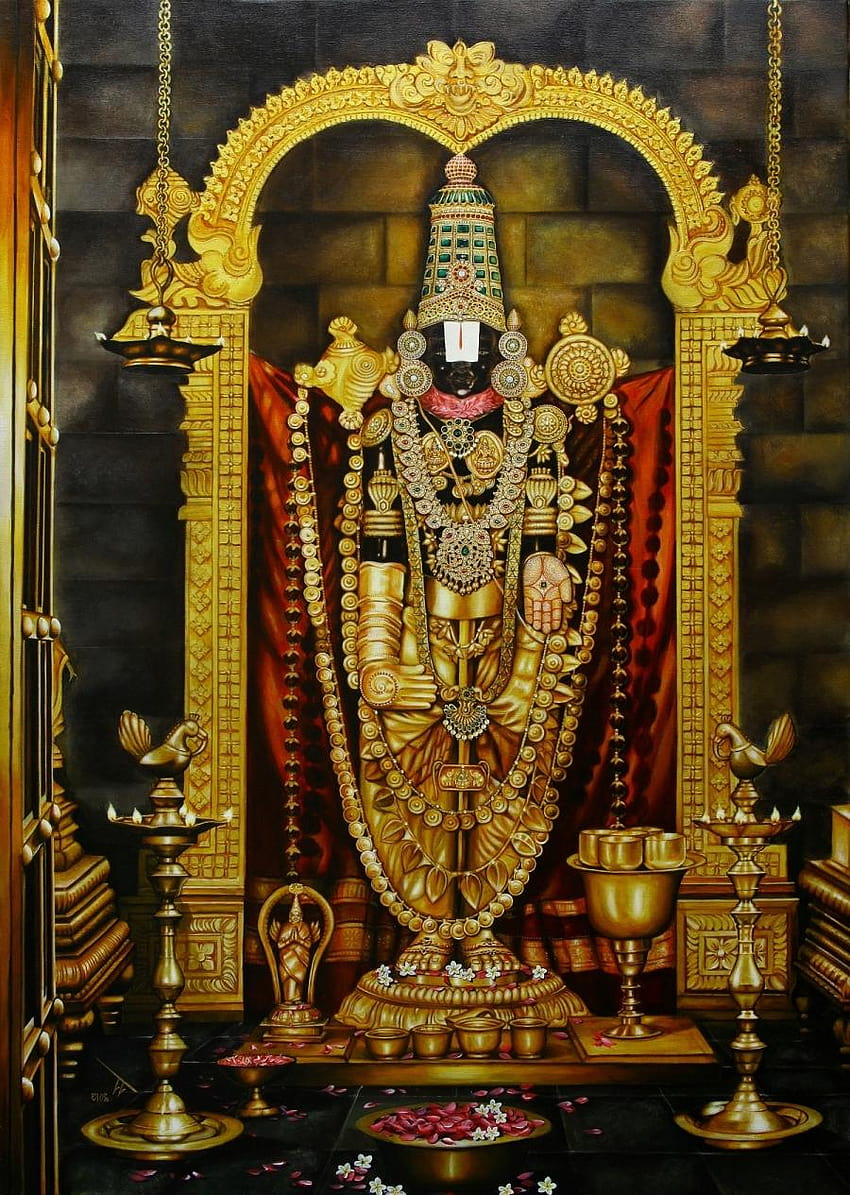 Balaji Tanrı Tirupati Balaji HD telefon duvar kağıdı