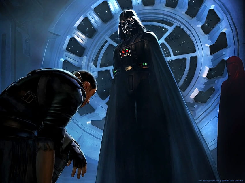 Star Wars: The Force Unleashed and Backgrounds, starkiller vs darth vader HD wallpaper