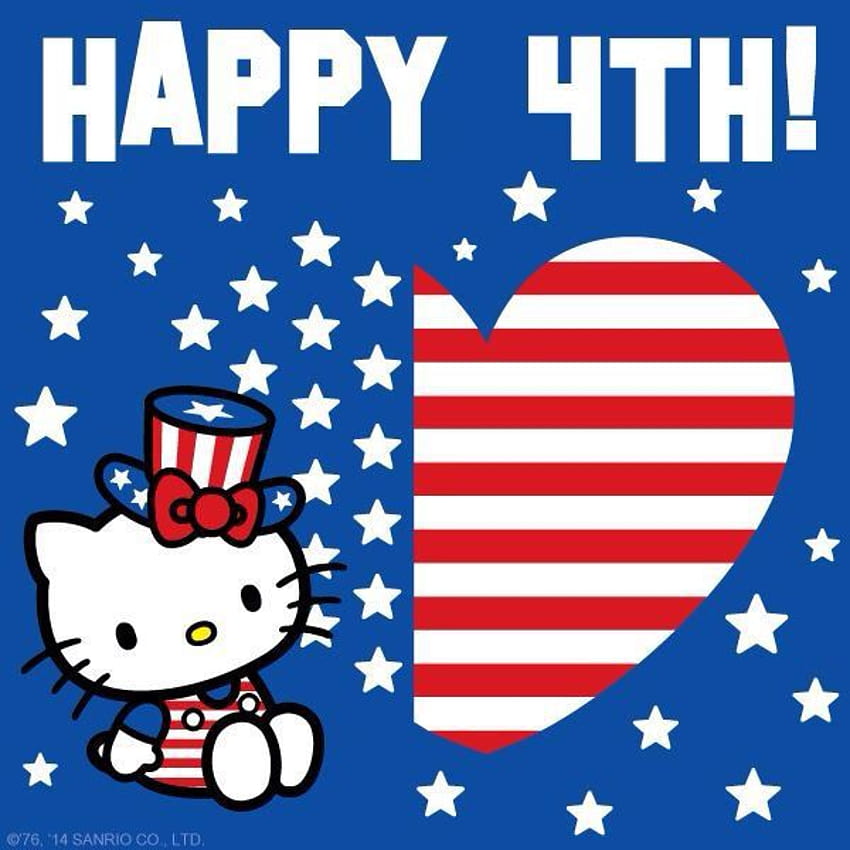 Hello Kitty Fourth of July, 4th of july hello kitty HD phone wallpaper