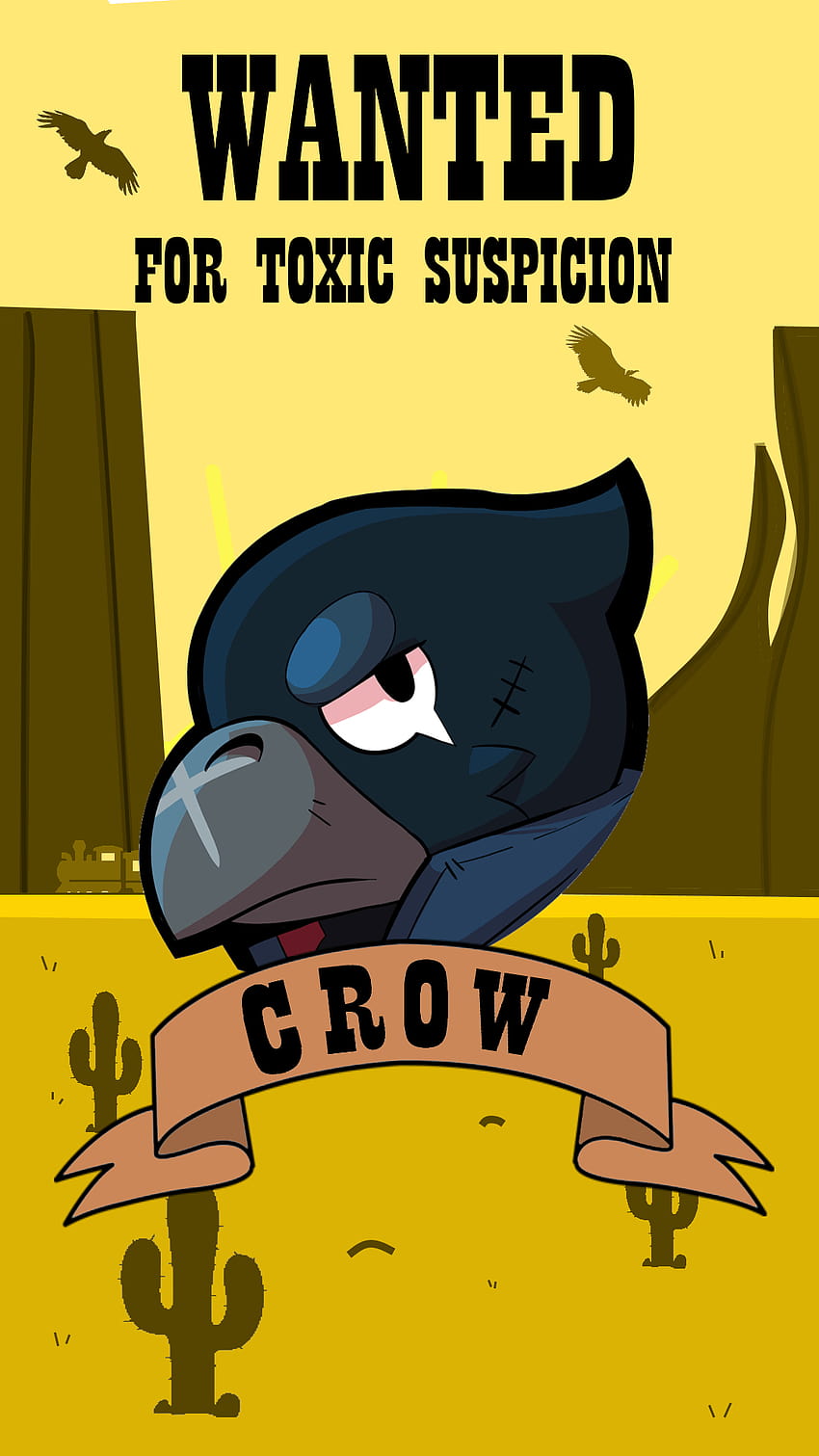 Crow ! : Brawlstars, brawl stars HD phone wallpaper