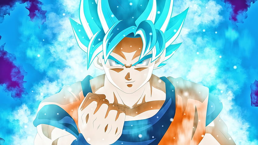 Ultra Goku Super Saiyajin, Goku Super Saiyajin Blau und Gold mischen Schwarz HD-Hintergrundbild
