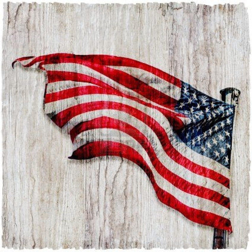 American Flag Backgrounds Wood Rustic and Stock, vintage patriotic background HD phone wallpaper