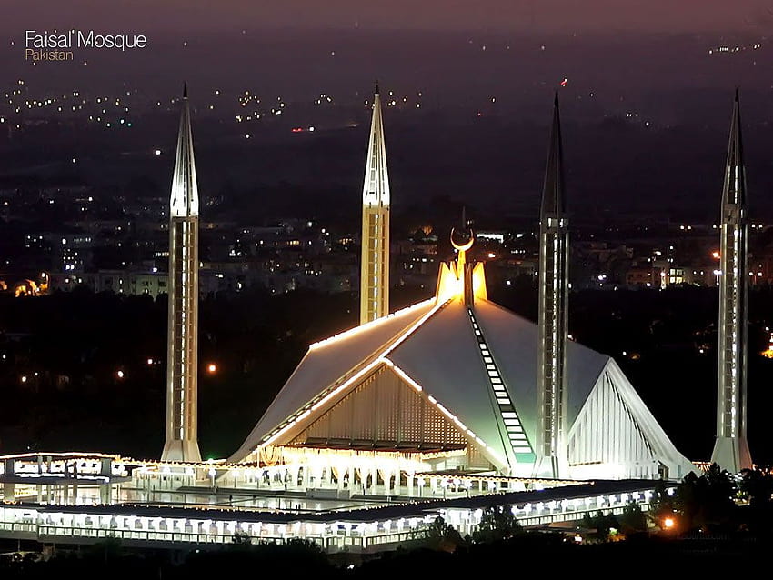 Faisal Mosque HD wallpaper