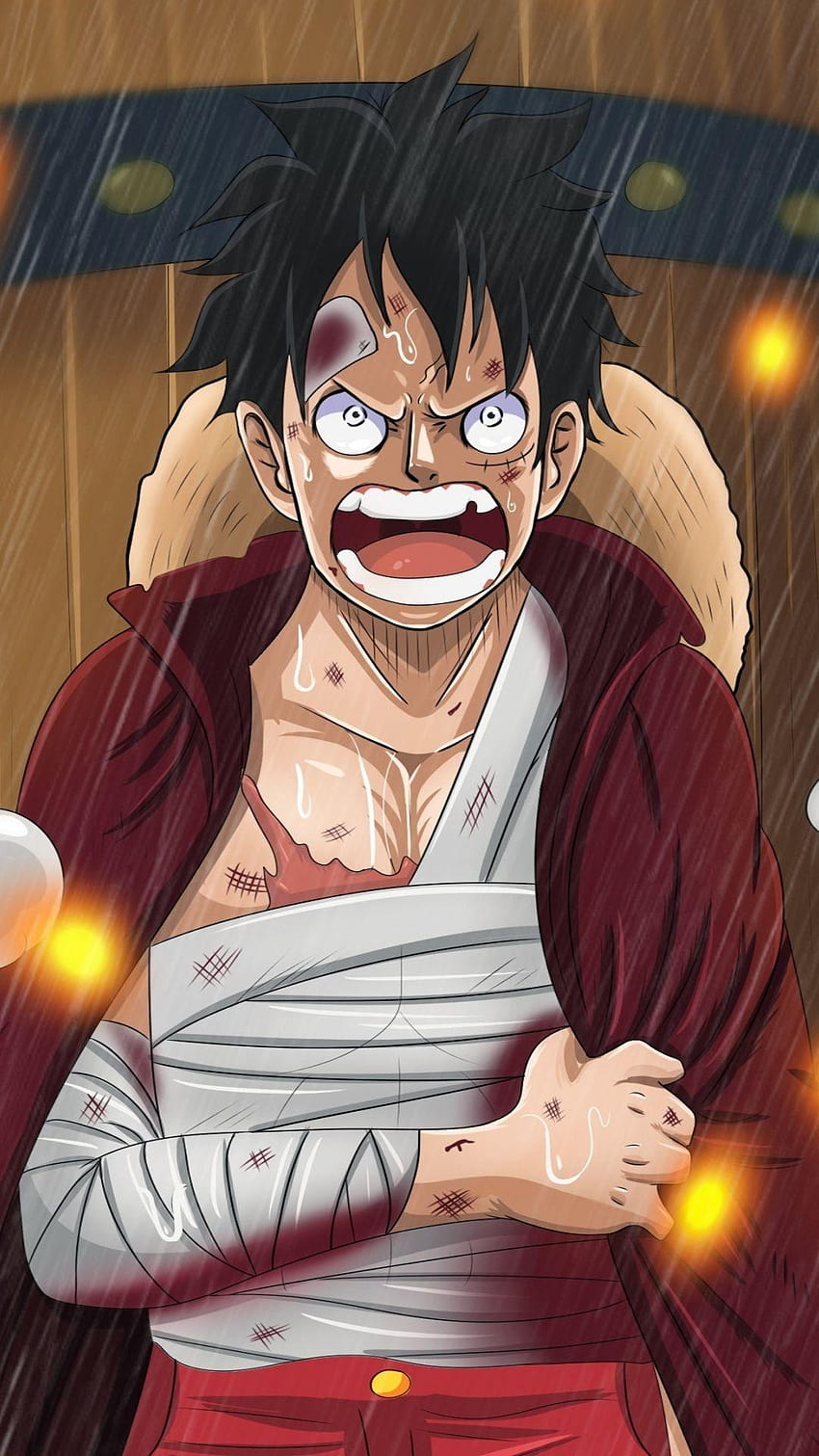 Monkey D. Luffy, angry, One Piece, anime, 1080x1920, monkey d luffy iphone HD phone wallpaper