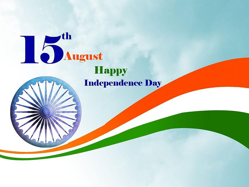 15 Ağustos Hindistan'ın Bağımsızlık Günü Kutlu Olsun, 15 Ağustos arka planı HD duvar kağıdı
