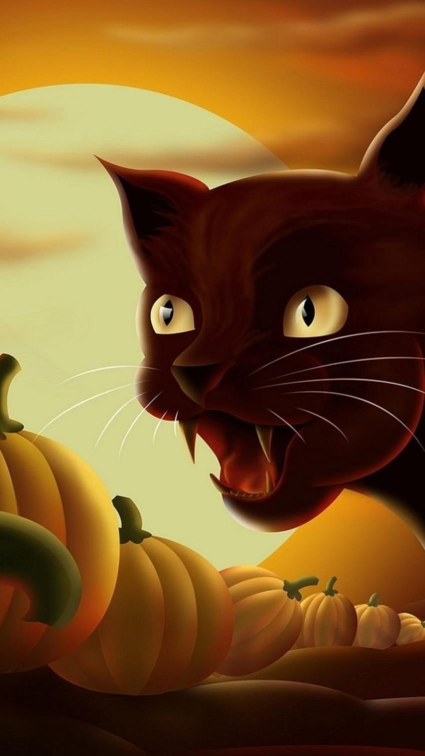 IPhone 6, vintage halloween cats HD phone wallpaper | Pxfuel