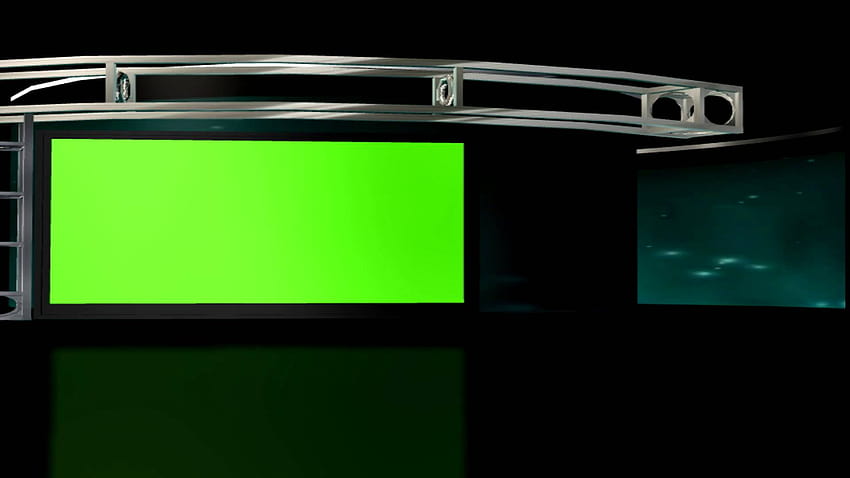 Stellen Sie 2 Hintergrundschleifen mit Greenscreen-TV-Chroma-Key [1920 x 1080] für Ihr Mobiltelefon, Ihr Tablet und Ihren HD-Hintergrundbild