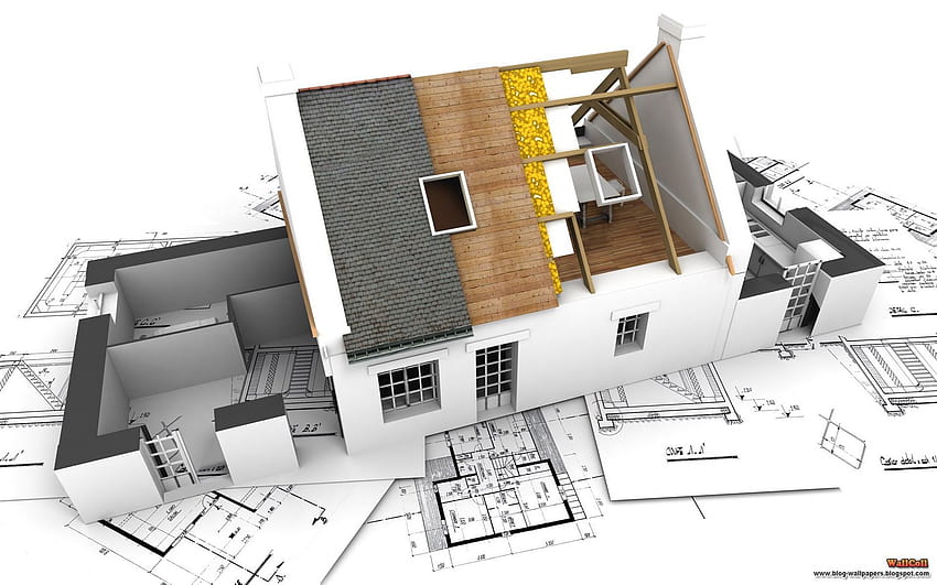 House Construction, house building HD wallpaper