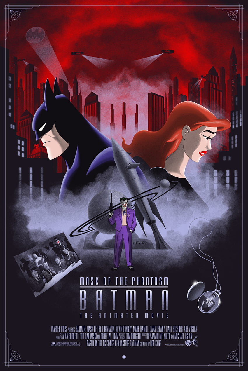 Batman: Mask of the Phantasm on Behance, batman mask of the phantasm characters HD phone wallpaper