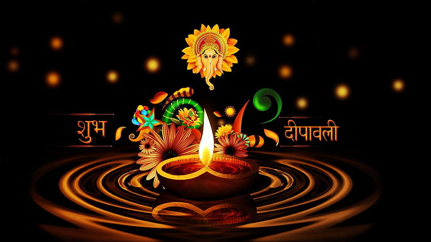 Feliz Diwali, deepavali papel de parede HD