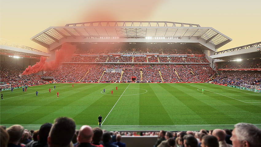 Anfield Road, Liverpool FC, Liverpool, Stadium, Soccer / and Mobile Backgrounds, liverpool stadium HD wallpaper