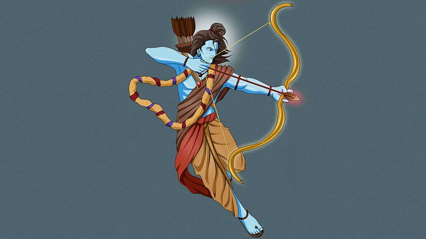 Lord Ram Sketches, lord rama bow and arrow HD wallpaper